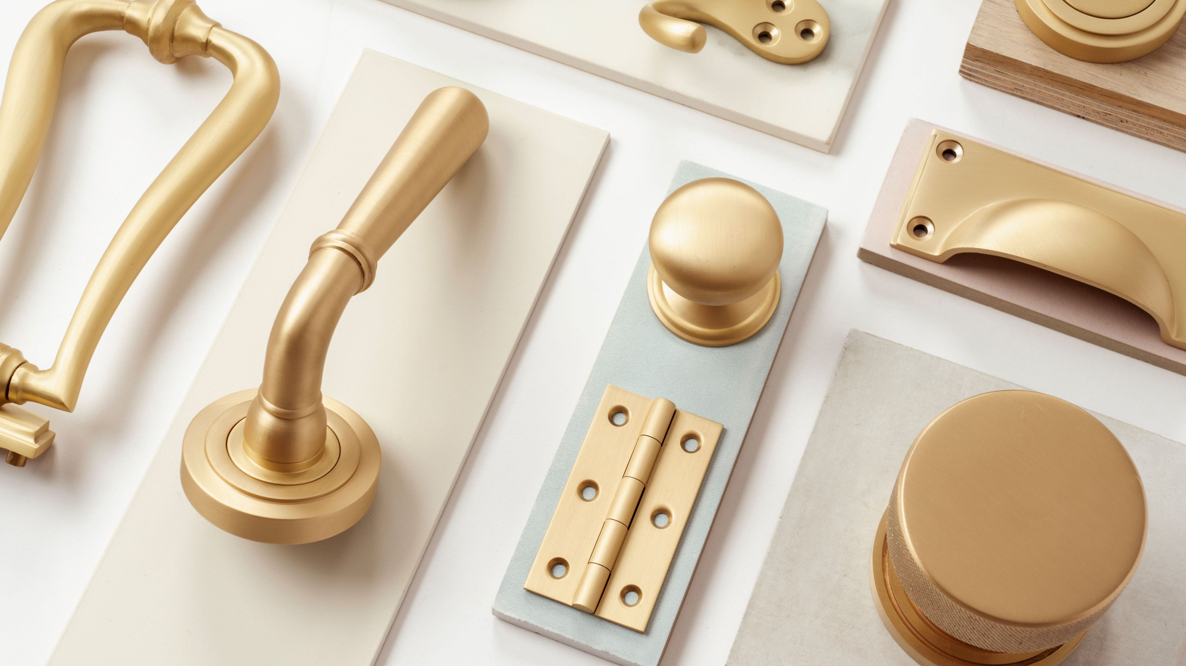 Satin Brass Hardware