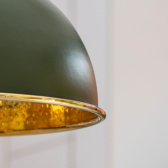 Hammered Brass Lights