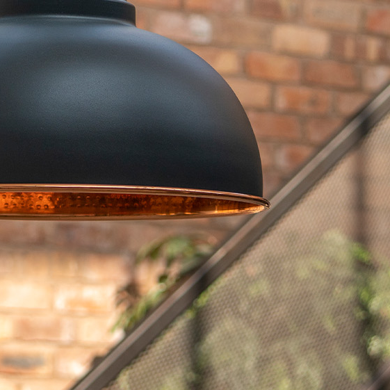 Hammered Copper Lights