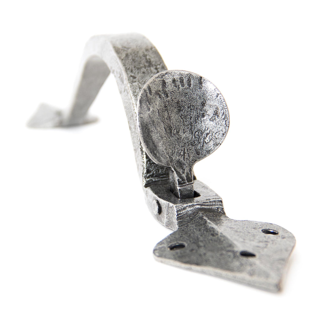 White background image of From The Anvil's Pewter Patina Tuscan Thumblatch | From The Anvil