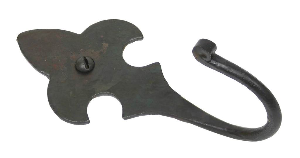 White background image of From The Anvil's Beeswax Fleur-De-Lys Coat Hook | From The Anvil