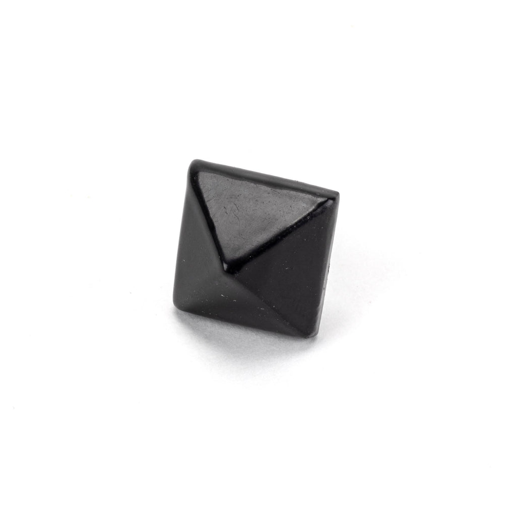 White background image of From The Anvil's Black Pyramid Door Stop | From The Anvil