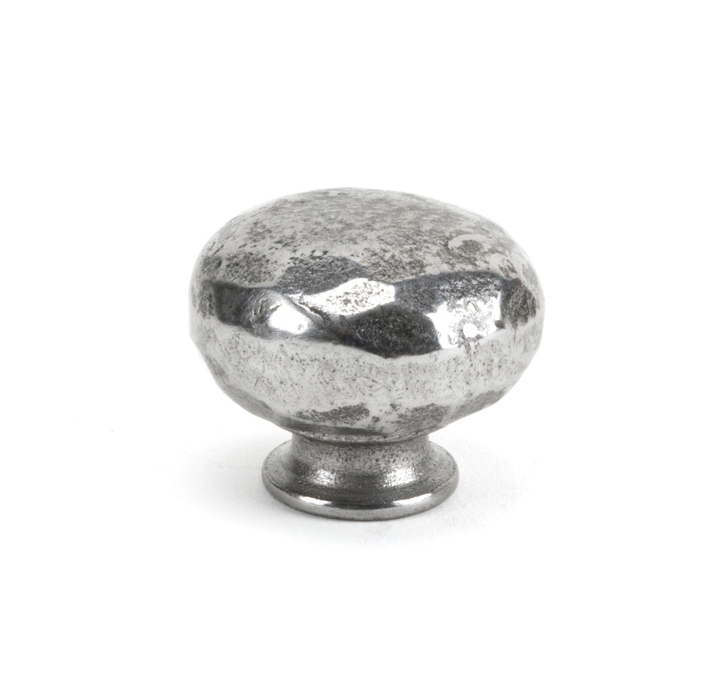 White background image of From The Anvil's Natural Smooth Elan Cabinet Knob | From The Anvil
