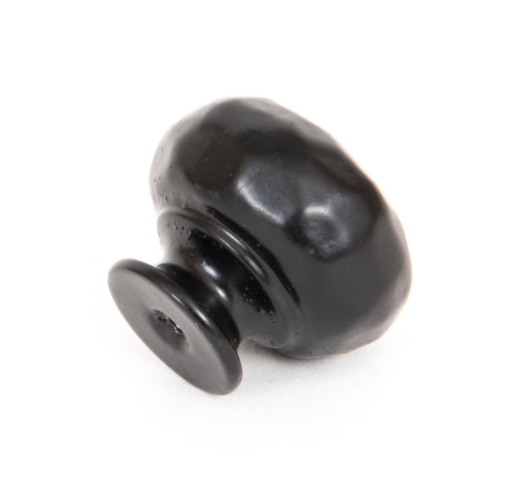 White background image of From The Anvil's Black Elan Cabinet Knob | From The Anvil