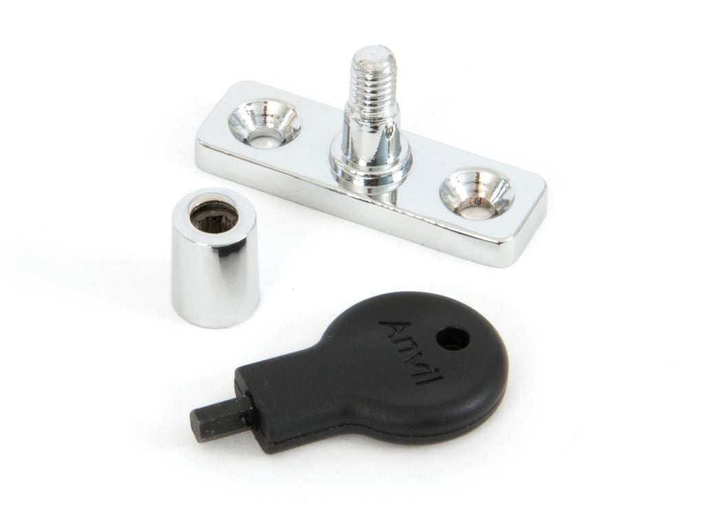 White background image of From The Anvil's Polished Chrome Locking Stay Pin | From The Anvil