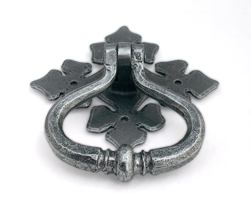 White background image of From The Anvil's Pewter Patina Shakespeare Ring Turn Set | From The Anvil