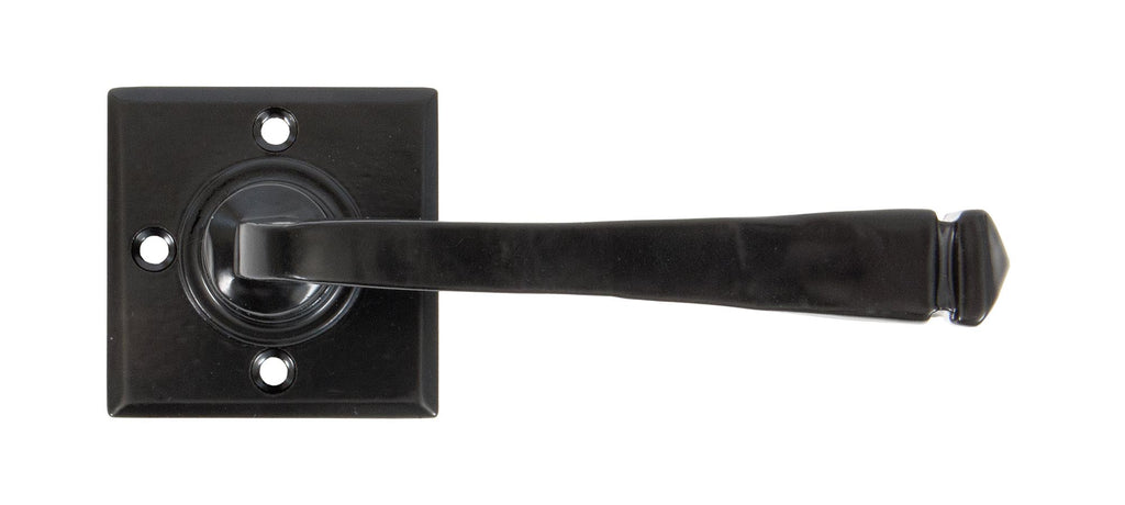 White background image of From The Anvil's Black Avon Lever on Rose Set (Unsprung) | From The Anvil