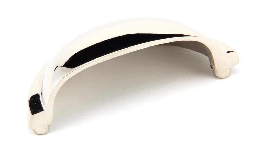 White background image of From The Anvil's Polished Nickel Regency Concealed Drawer Pull | From The Anvil