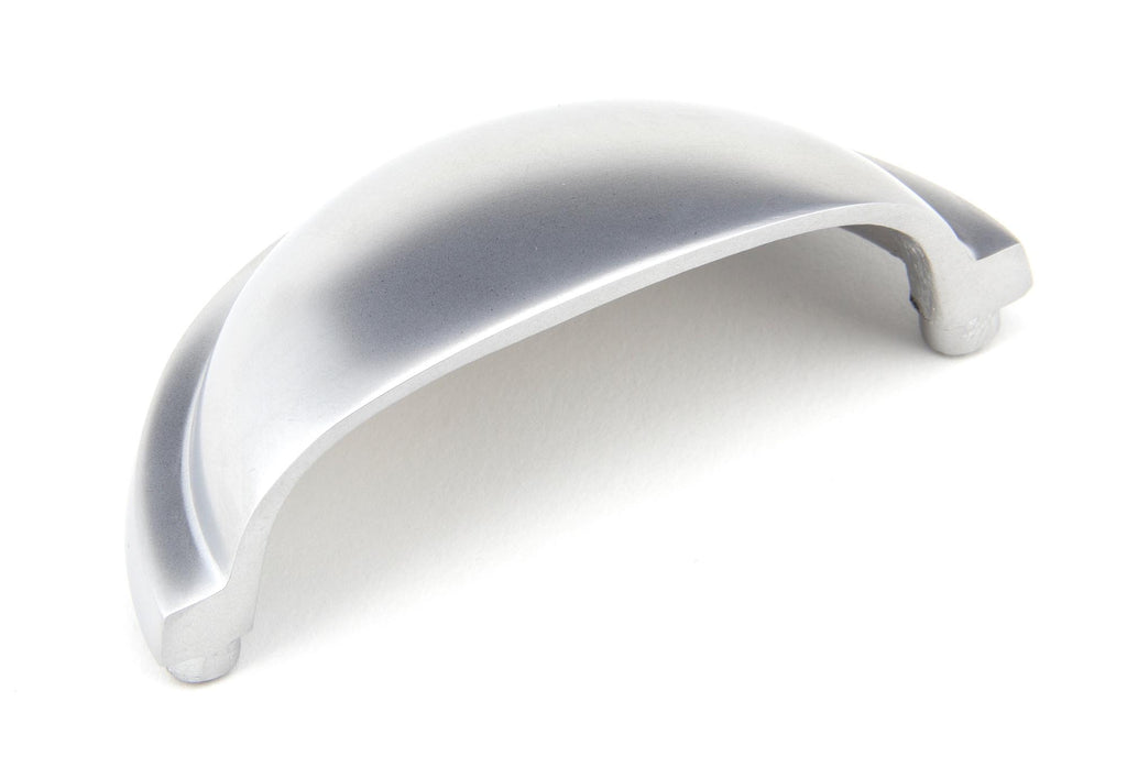 White background image of From The Anvil's Satin Chrome Regency Concealed Drawer Pull | From The Anvil