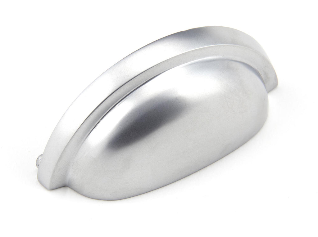 White background image of From The Anvil's Satin Chrome Regency Concealed Drawer Pull | From The Anvil