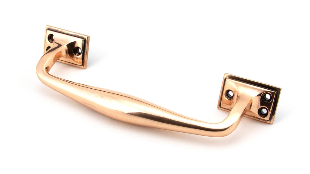 White background image of From The Anvil's Polished Bronze Art Deco Pull Handle | From The Anvil