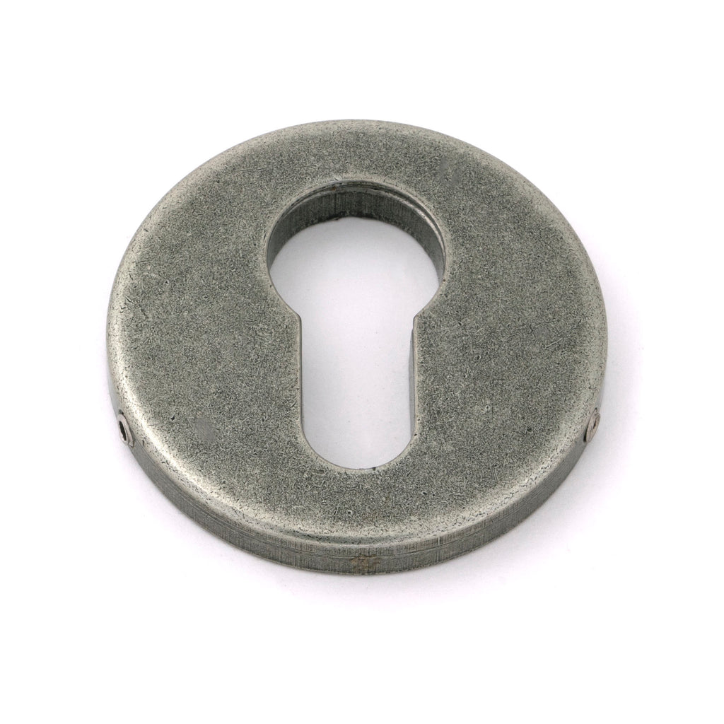White background image of From The Anvil's Pewter Patina 52mm Regency Concealed Escutcheon | From The Anvil