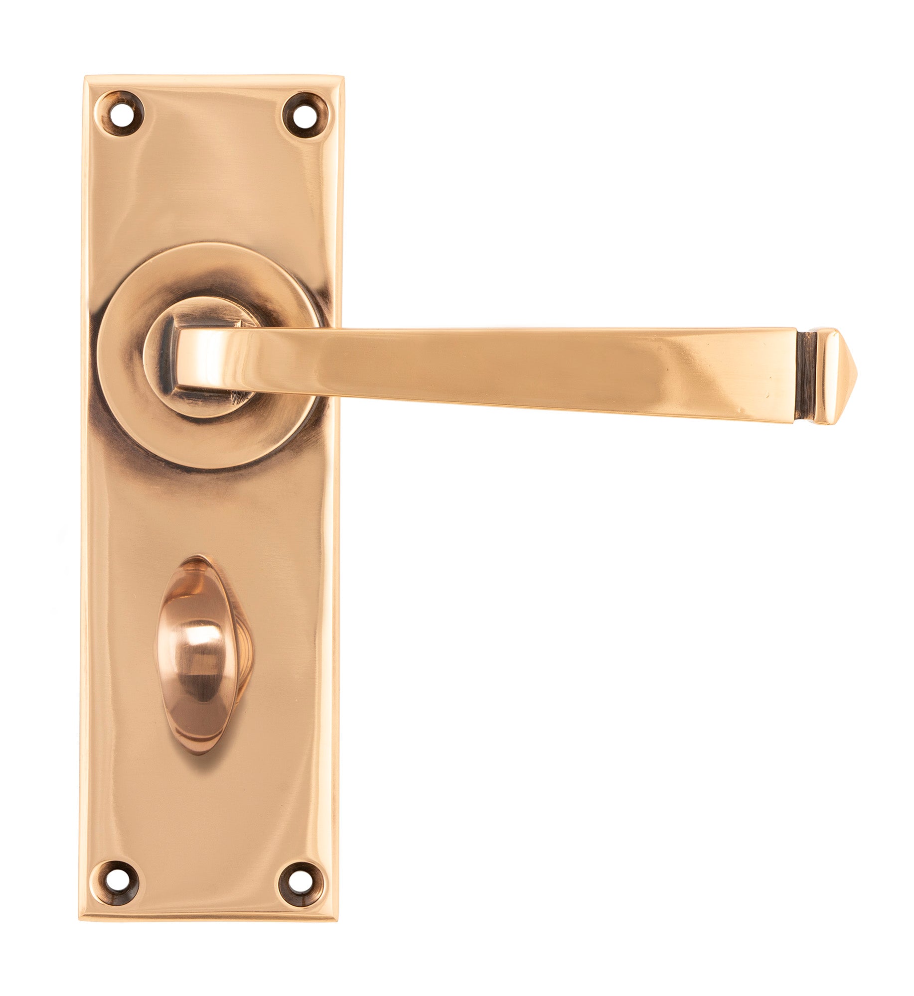 From The Anvil's Polished Bronze Avon Lever Bathroom Set