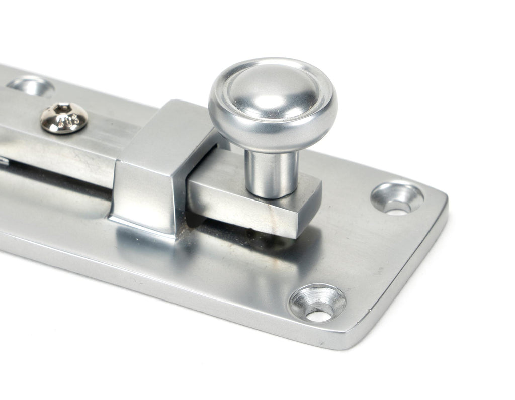 White background image of From The Anvil's Satin Chrome Universal Bolt | From The Anvil