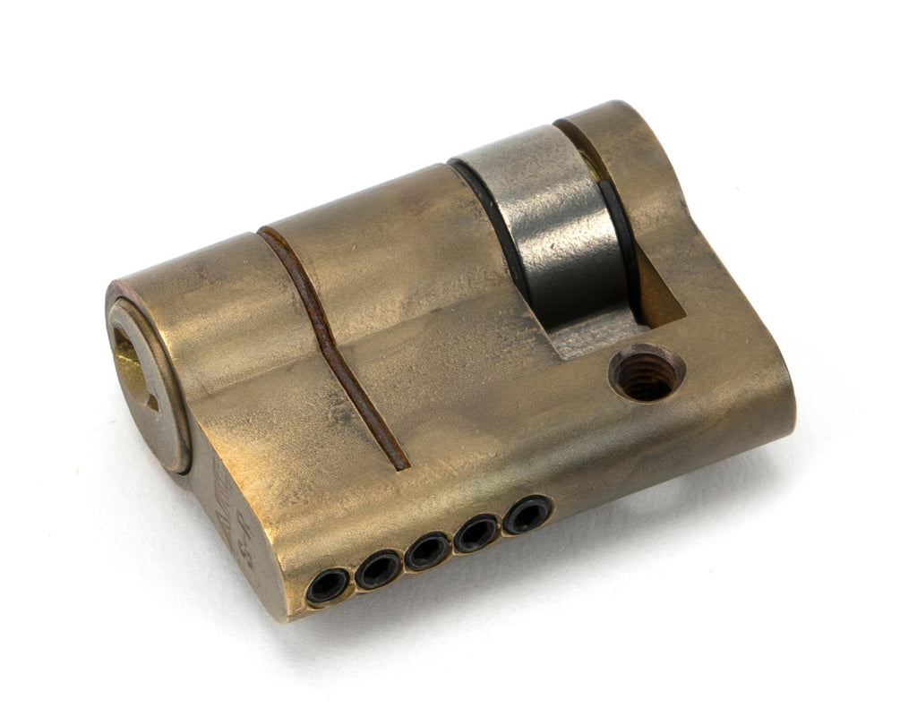 White background image of From The Anvil's Aged Brass 5 Pin Single Cylinder | From The Anvil