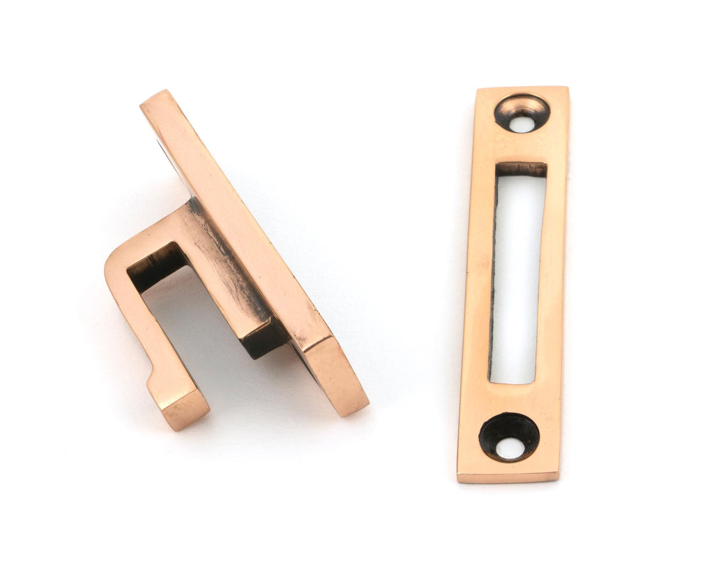 White background image of From The Anvil's Polished Bronze Locking Avon Fastener | From The Anvil