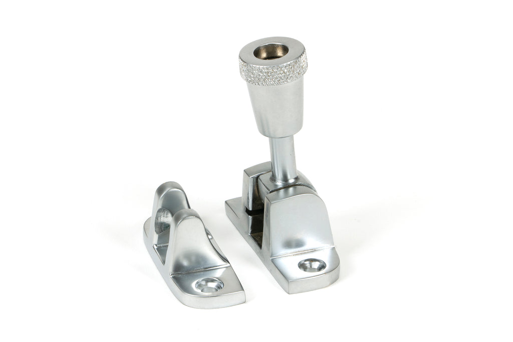 White background image of From The Anvil's Satin Chrome Brompton Brighton Fastener | From The Anvil