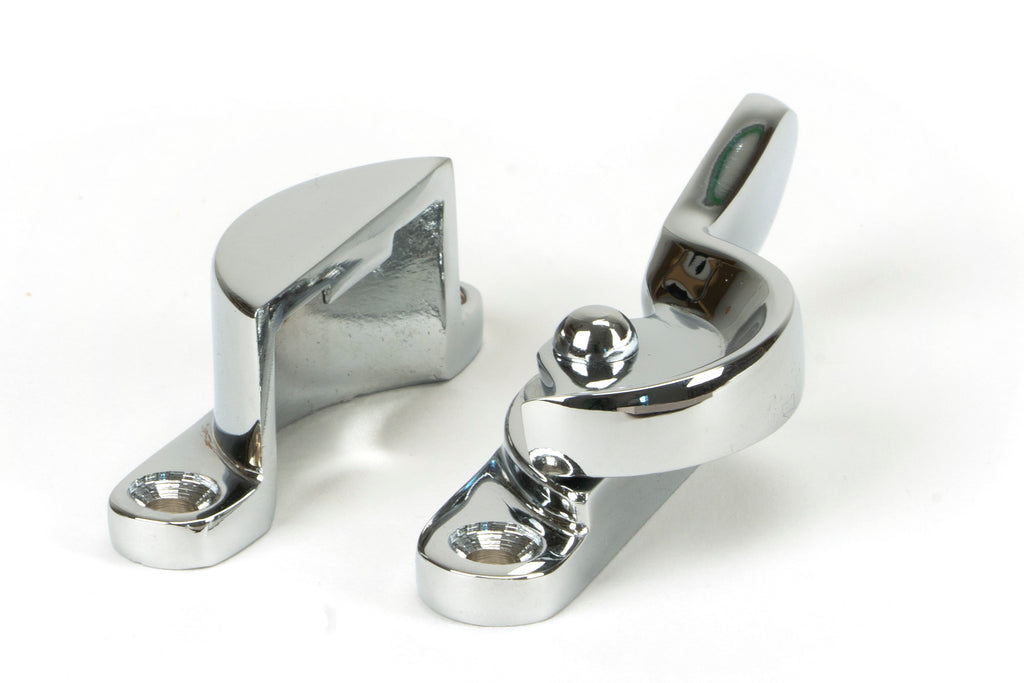 White background image of From The Anvil's Polished Chrome Fitch Fastener | From The Anvil