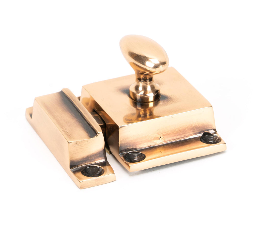 White background image of From The Anvil's Polished Bronze Cabinet Latch | From The Anvil