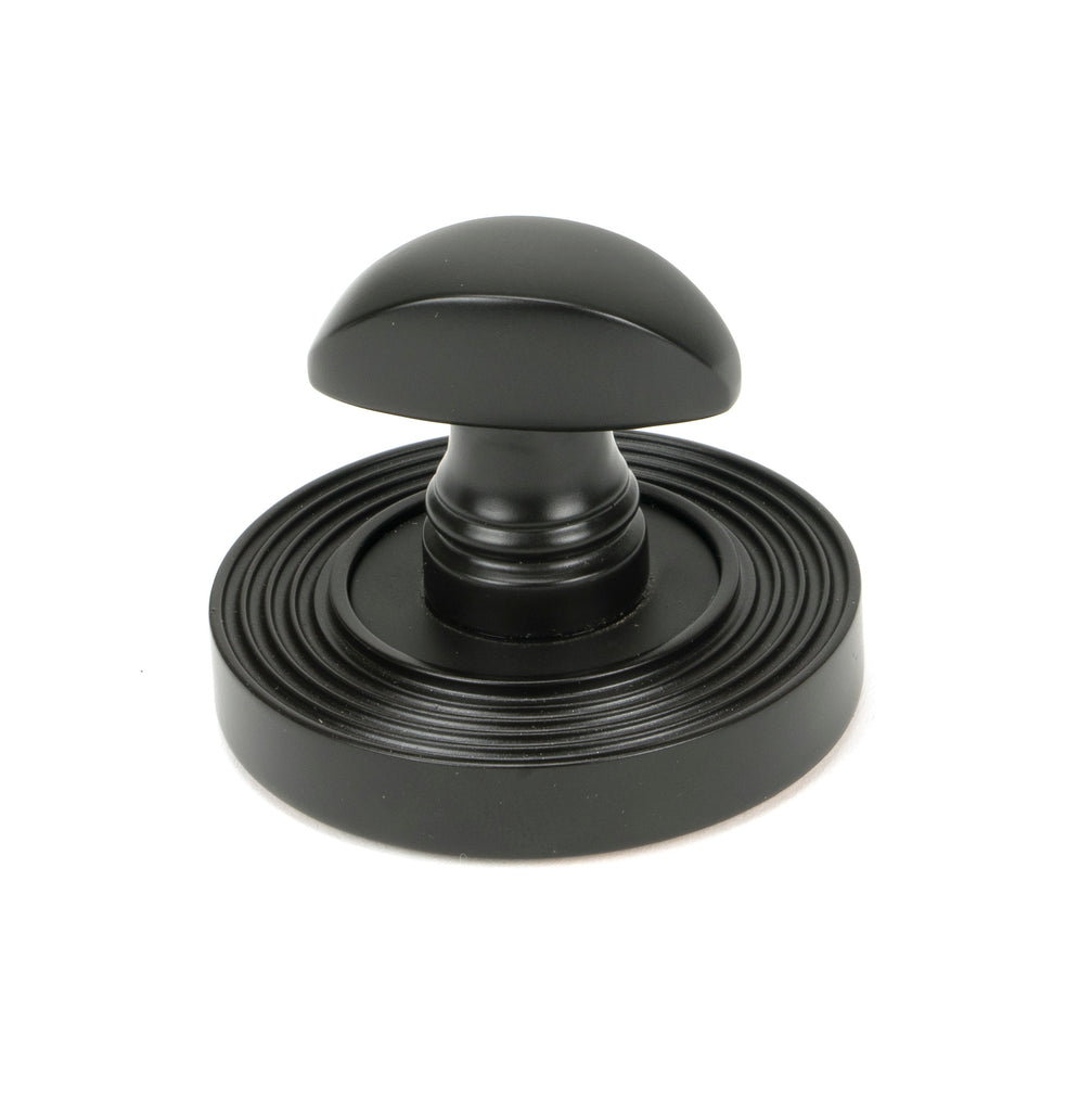 White background image of From The Anvil's Aged Bronze Round Thumbturn Set | From The Anvil