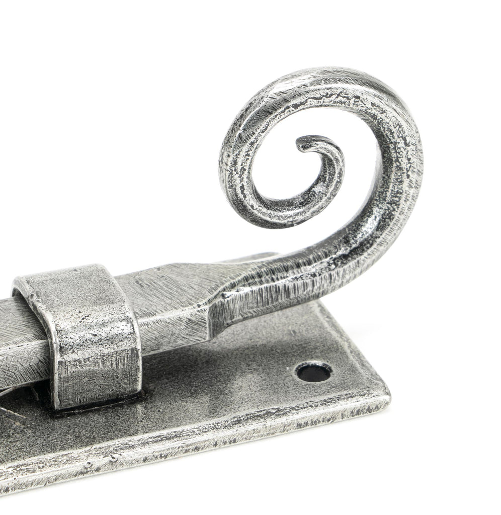 White background image of From The Anvil's Pewter Patina Monkeytail Universal Bolt | From The Anvil