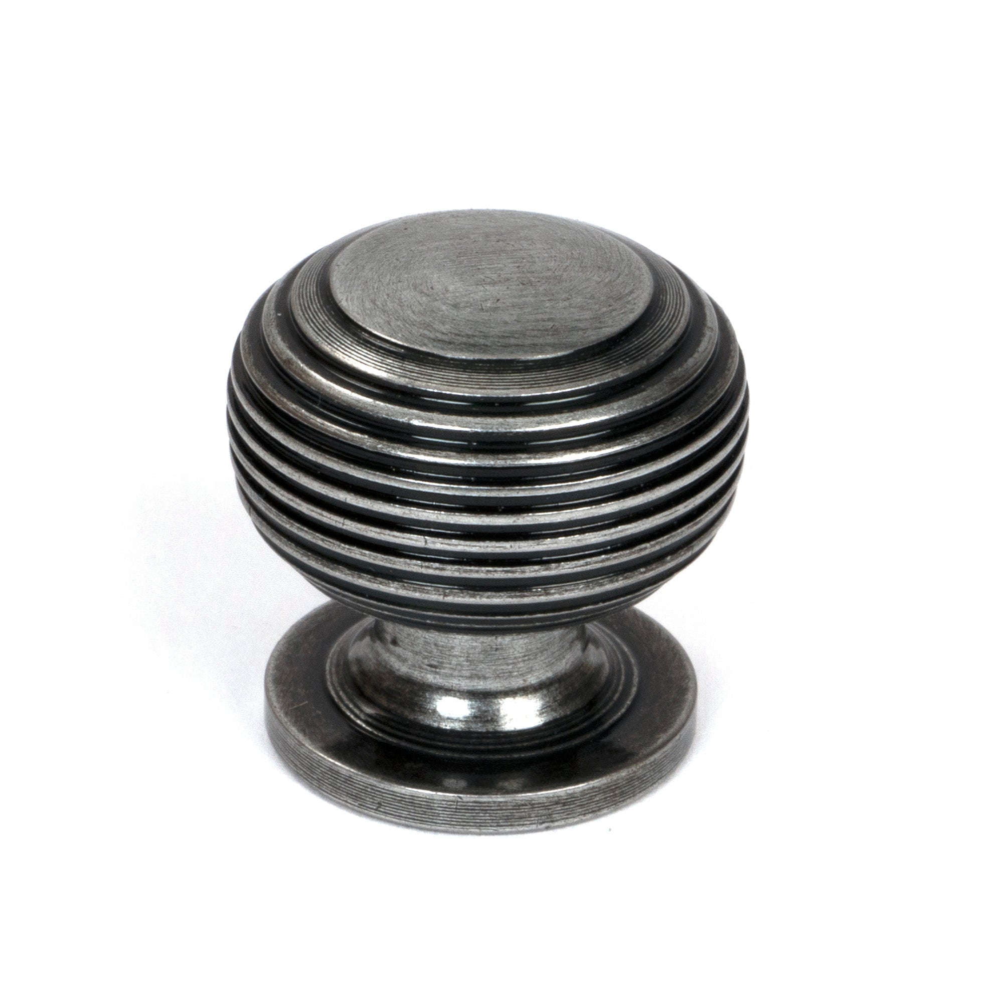 From The Anvil's Pewter Patina Beehive Cabinet Knob