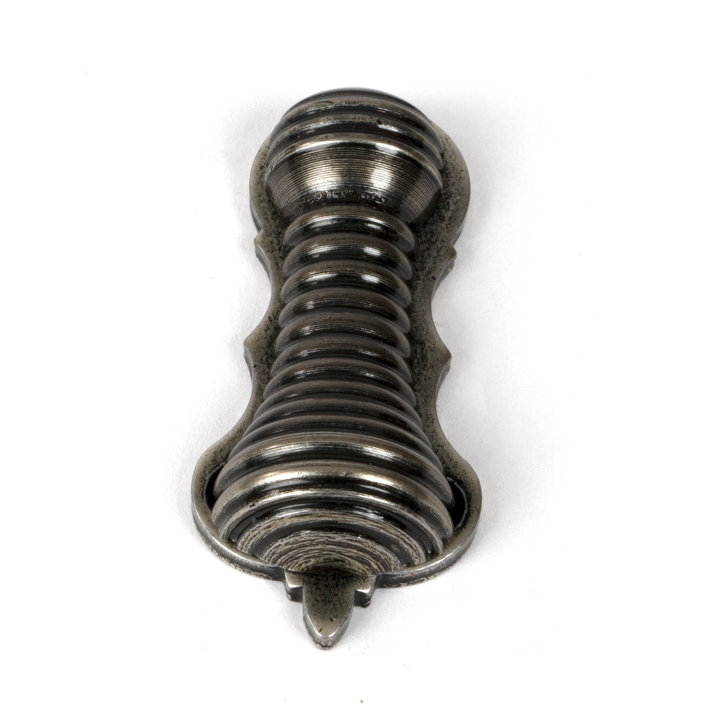 White background image of From The Anvil's Pewter Patina Beehive Escutcheon | From The Anvil