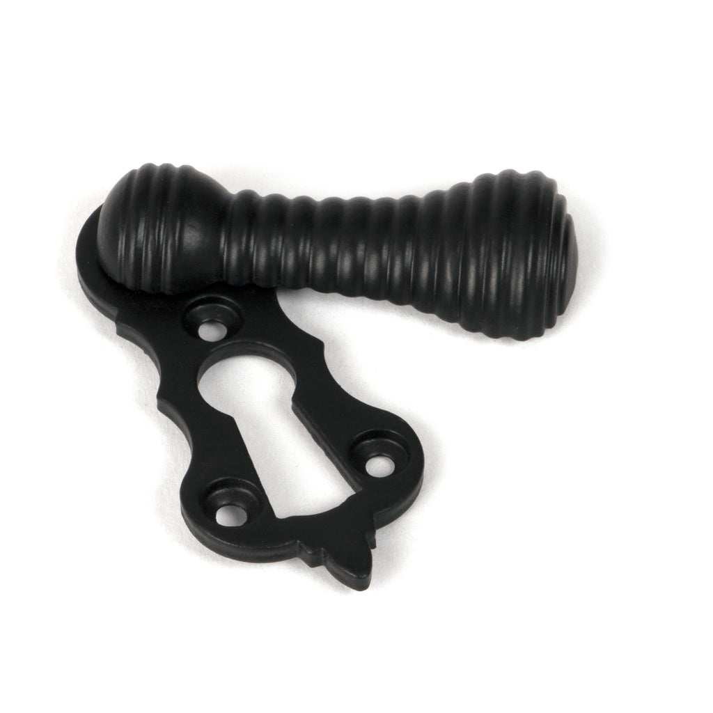 White background image of From The Anvil's Matt Black Beehive Escutcheon | From The Anvil