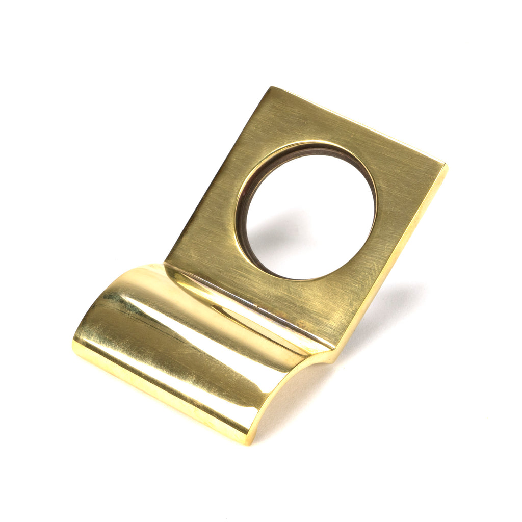 White background image of From The Anvil's Aged Brass Rim Cylinder Pull | From The Anvil