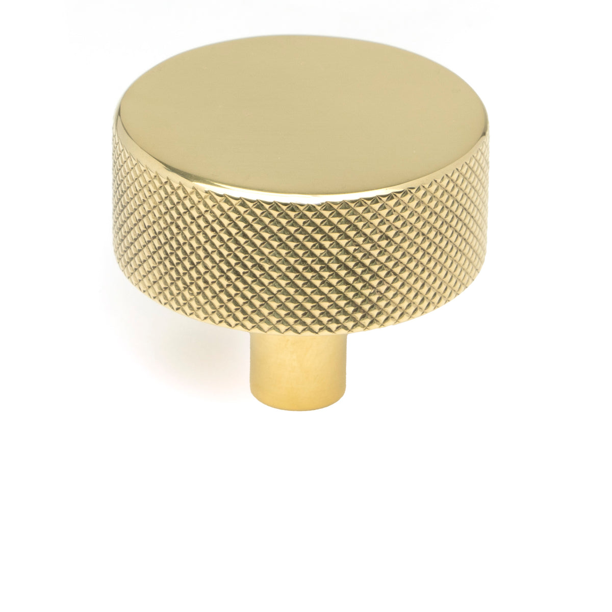 From The Anvil's Polished Brass 38mm Brompton Cabinet Knob