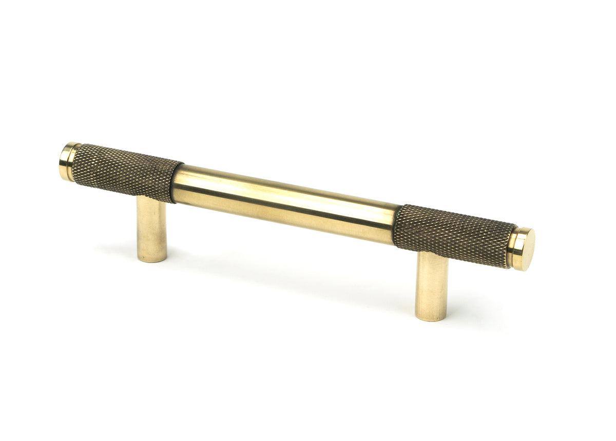From The Anvil's Aged Brass Half Brompton Pull Handle