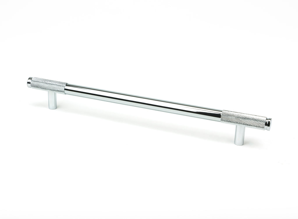White background image of From The Anvil's Polished Chrome Half Brompton Pull Handle | From The Anvil