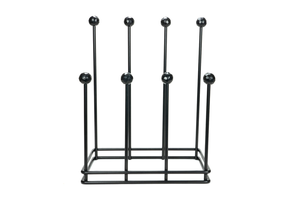 White background image of From The Anvil's Matt Black Boot Rack | From The Anvil