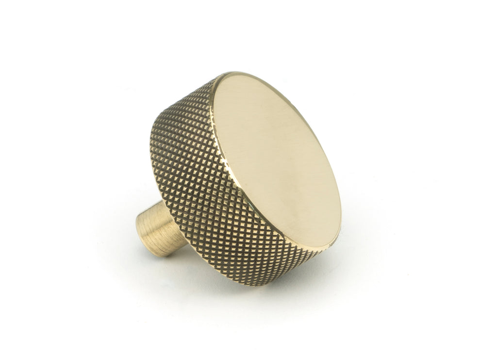White background image of From The Anvil's Aged Brass 38mm Brompton Cabinet Knob | From The Anvil