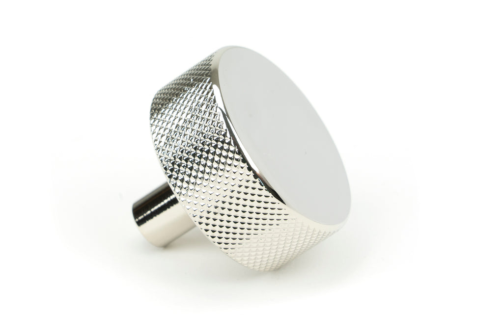 White background image of From The Anvil's Polished Nickel 38mm Brompton Cabinet Knob | From The Anvil