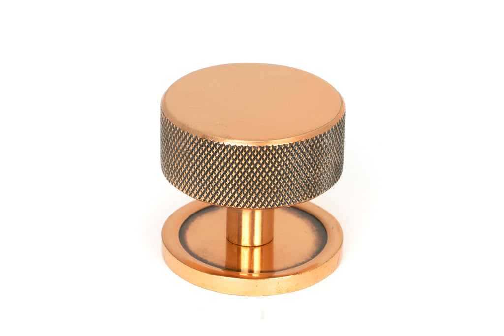 White background image of From The Anvil's Polished Bronze 38mm Brompton Cabinet Knob | From The Anvil