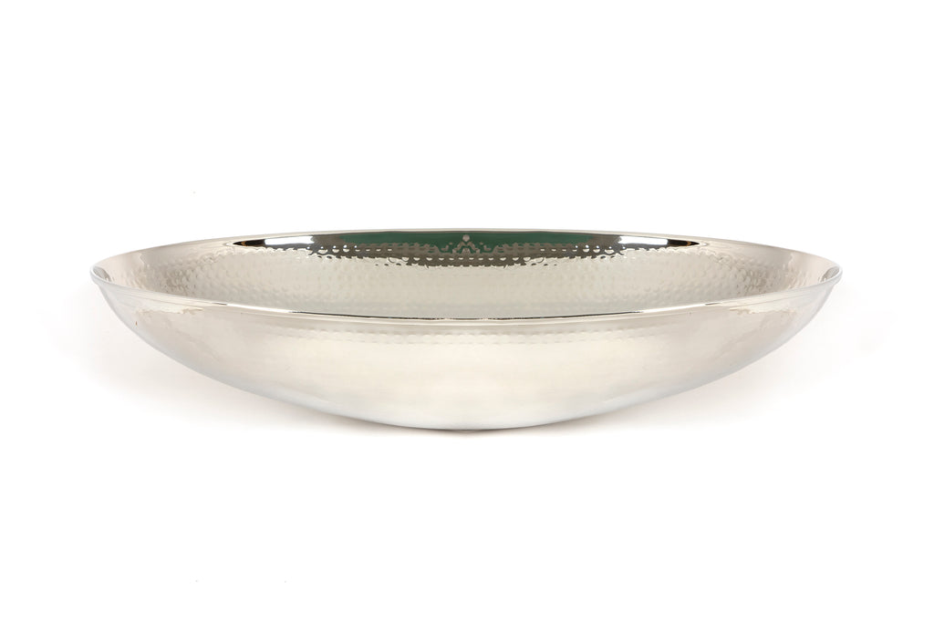 White background image of From The Anvil's Hammered Nickel Oval Sink | From The Anvil