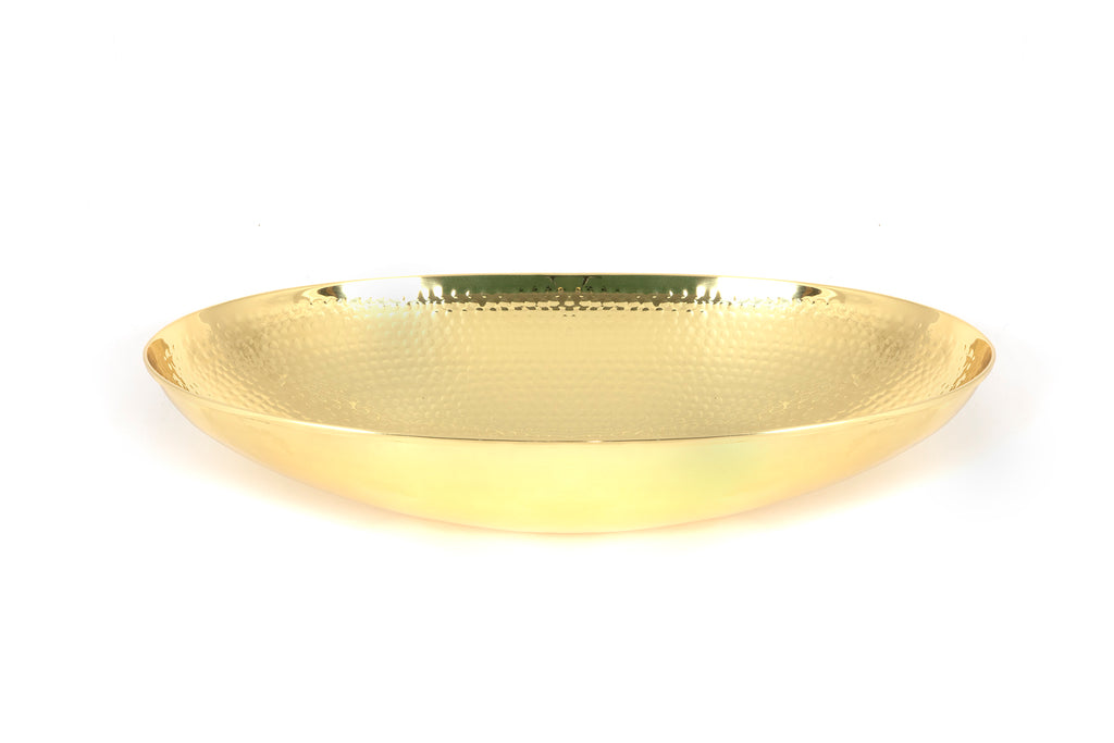 White background image of From The Anvil's Hammered Brass Oval Sink | From The Anvil
