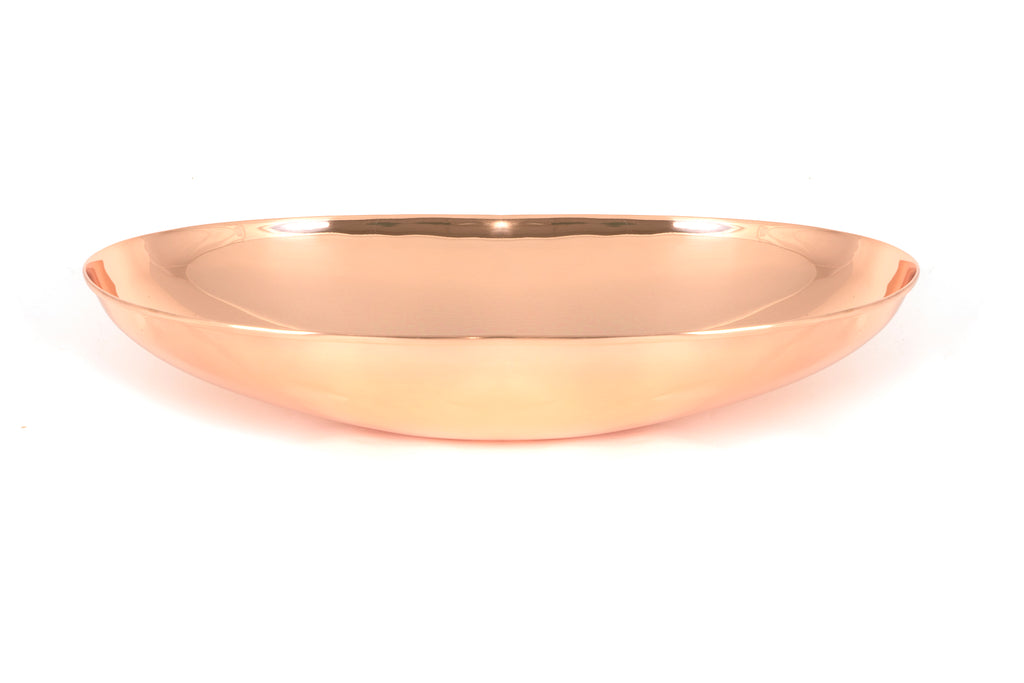 White background image of From The Anvil's Smooth Copper Oval Sink | From The Anvil