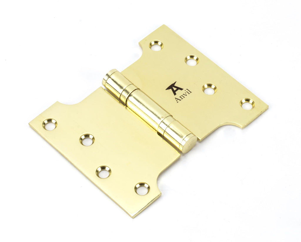 White background image of From The Anvil's Polished Brass Parliament Hinges SS (pair) | From The Anvil