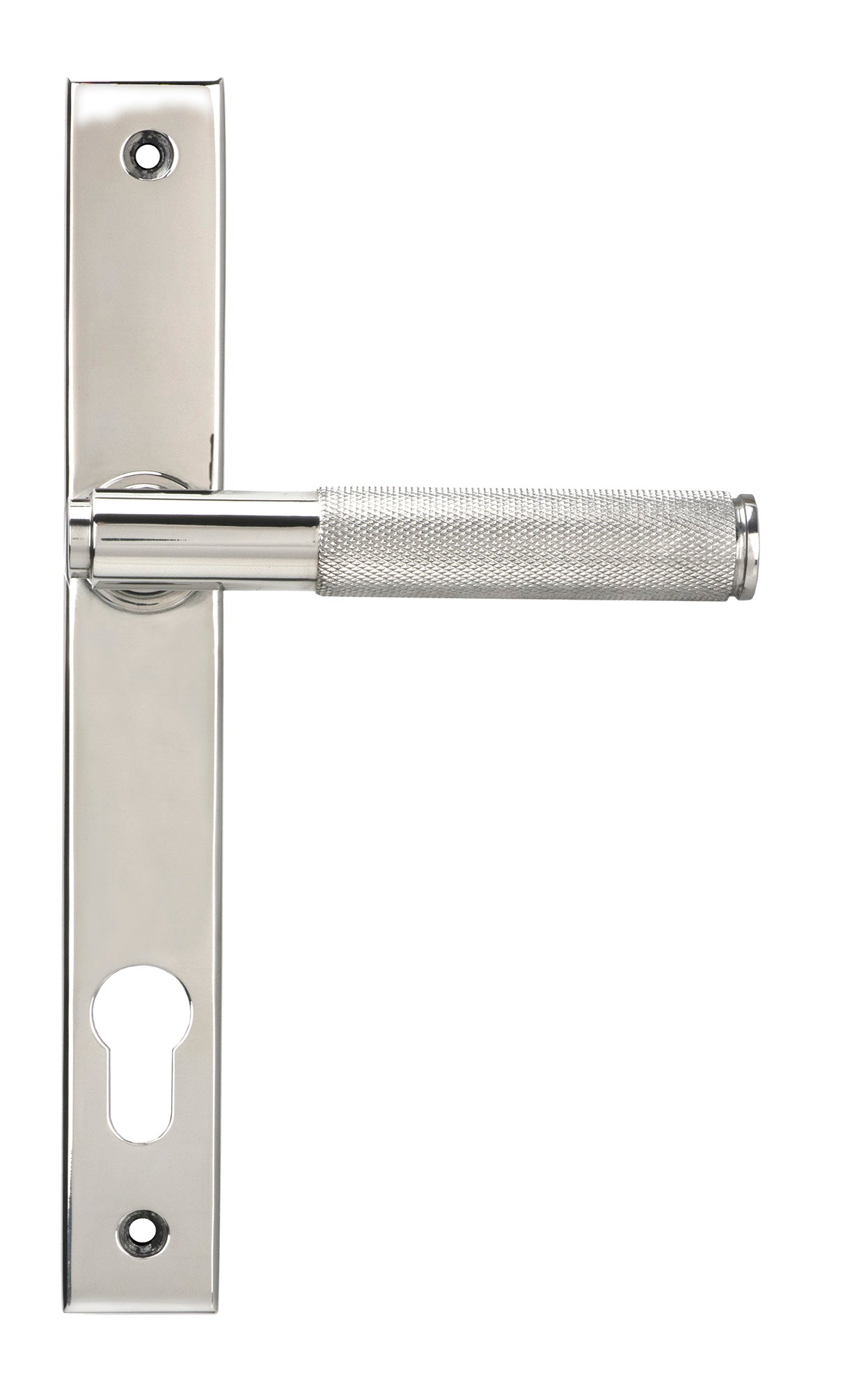 From The Anvil's Polished Marine SS (316) Brompton Slimline Lever Espag. Lock Set