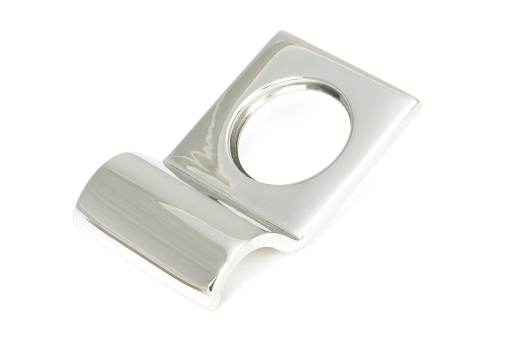 White background image of From The Anvil's Polished Marine SS (316) Rim Cylinder Pull | From The Anvil