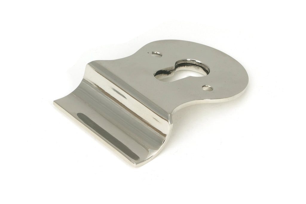 White background image of From The Anvil's Polished Marine SS (316) Euro Door Pull | From The Anvil