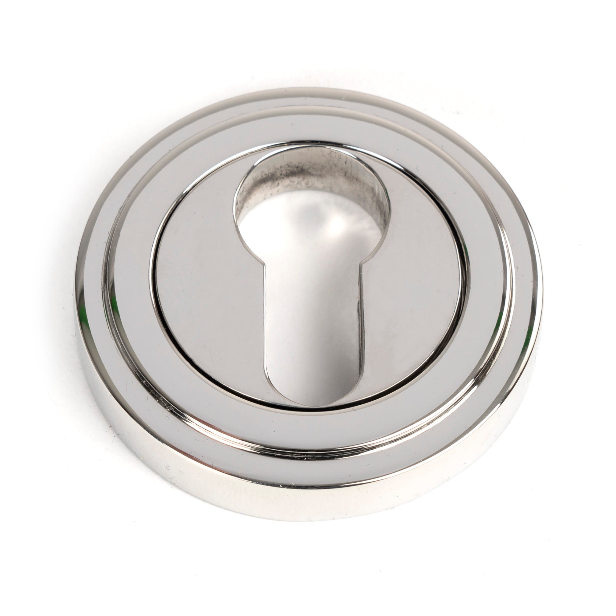 From The Anvil's Polished Marine SS (316) Round Euro Escutcheon