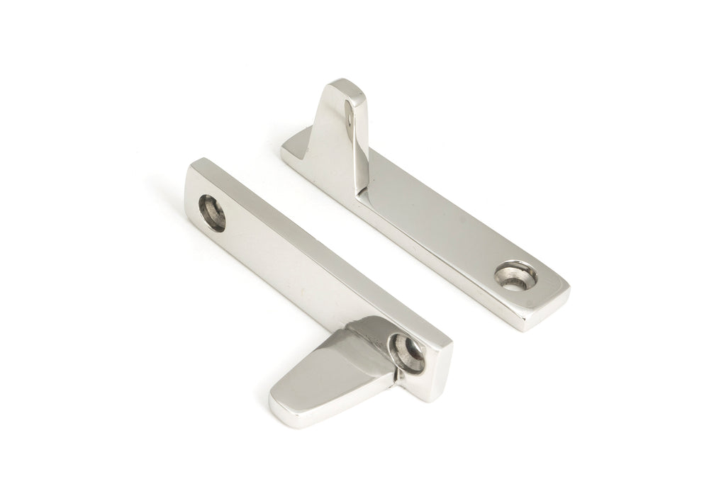 White background image of From The Anvil's Polished Marine SS (316) Night-Vent Locking Avon Fastener | From The Anvil