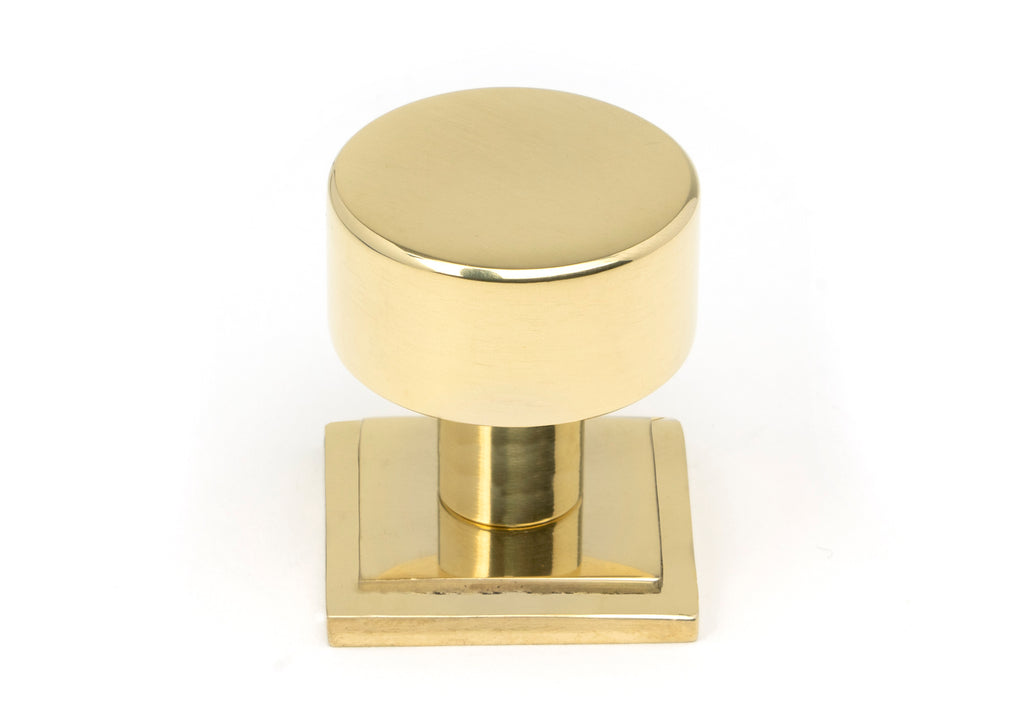 White background image of From The Anvil's Polished Brass 25mm Kelso Cabinet Knob | From The Anvil