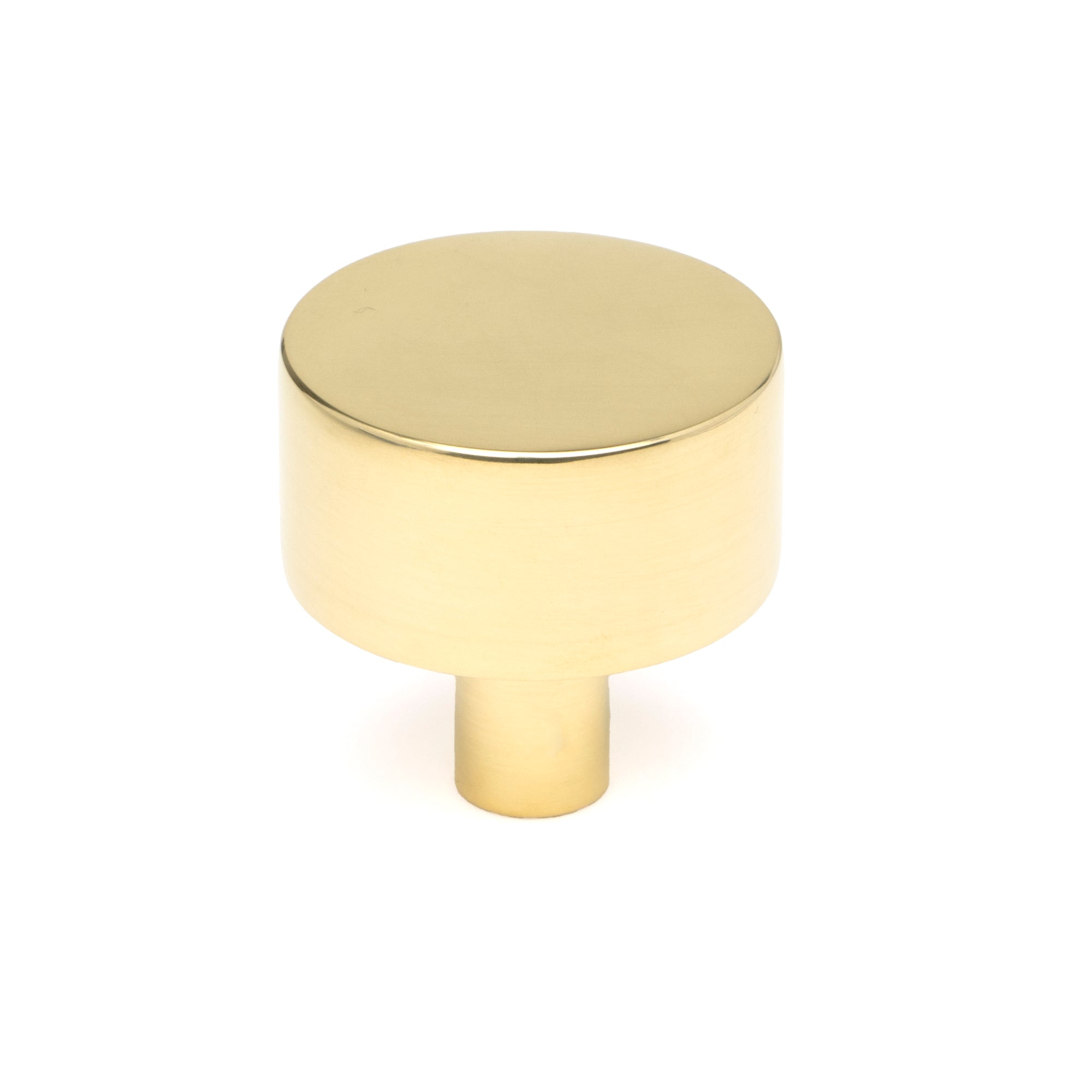 From The Anvil's Polished Brass 32mm Kelso Cabinet Knob
