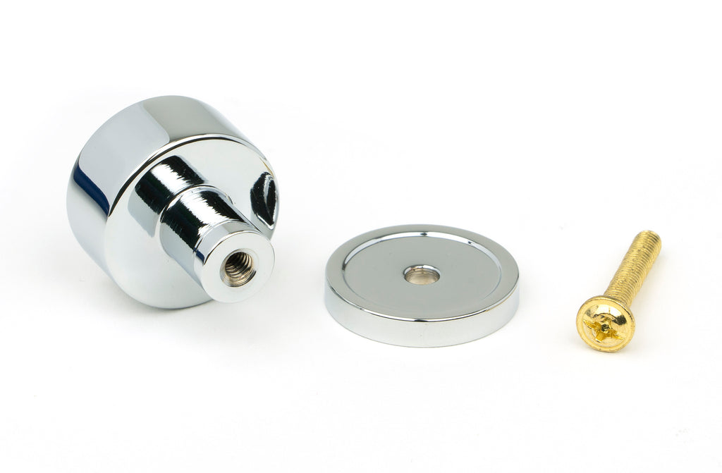 White background image of From The Anvil's Polished Chrome 25mm Kelso Cabinet Knob | From The Anvil