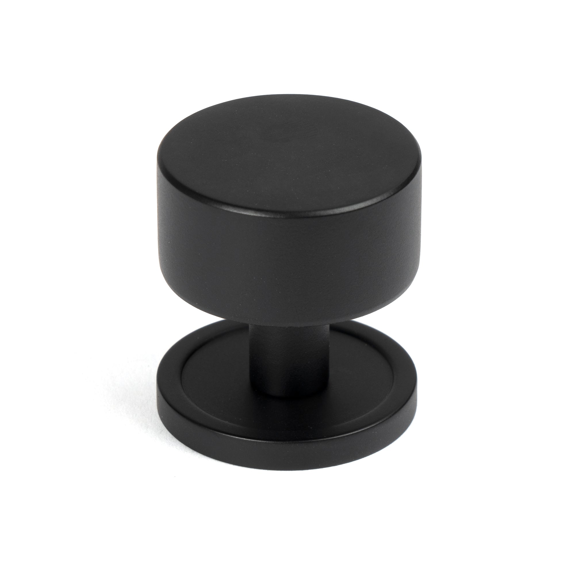 From The Anvil's Matt Black 32mm Kelso Cabinet Knob