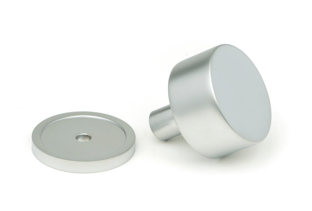 White background image of From The Anvil's Satin Chrome 32mm Kelso Cabinet Knob | From The Anvil